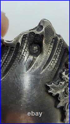 Passoire A The En Argent Massif Poincon Minerve De 33.72 Grammes
