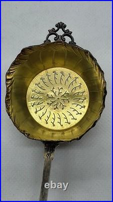 Passoire A The En Argent Massif Poincon Minerve De 33.72 Grammes