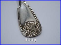 Pelle De Service A Glace En Argent Massif France Poincon Minerve Mod. Coquille