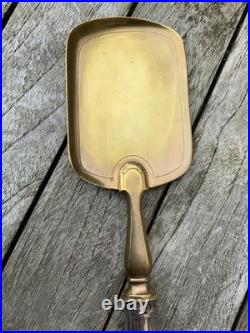 Pelle à glace et couteau anciens, vers 1930, manche en argent massif, poinçon