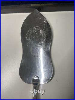 Pelle à poisson en argent massif poinçon Minerve d'époque Louis Philippe 1844