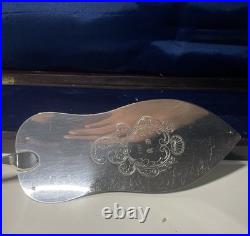 Pelle à poisson en argent massif poinçon Minerve d'époque Louis Philippe 1844