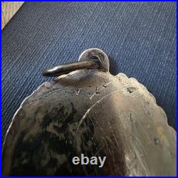 Pendentif Argent Massif Toulhoat Modèle Oiseau Stylisé KELT Poinçon Sanglier