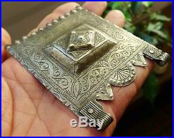 Pendentif Argent Poinçon Ancien Maroc Collier Antique Silver Moroccan Pendant