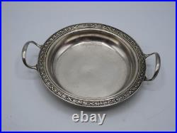 Petit Plat A Anses En Argent Massif Poincon Minerve 1 Er Titre