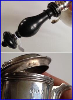 Petite Chocolatière Argent Massif XVIIIème Poinçons ADR Alexandre de Roussy Petite Chocolatière Argent Massif XVIIIème Poinçons ADR Alexandre de Roussy