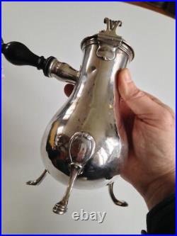 Petite Chocolatière Argent Massif XVIIIème Poinçons ADR Alexandre de Roussy