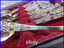 Petites cuillères Argent POINÇONNÉ Argent pologne, 800, lot, Argent Petites cuillères Argent POINÇONNÉ Argent pologne, 800, lot, Argent