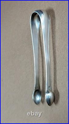 Pince A Sucre En Argent Massif Poincon Vieillard De 31,35 Grammes