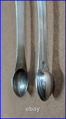 Pince A Sucre En Argent Massif Poincon Vieillard De 31,35 Grammes