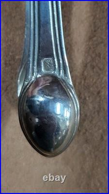 Pince A Sucre En Argent Massif Poincon Vieillard De 31,35 Grammes