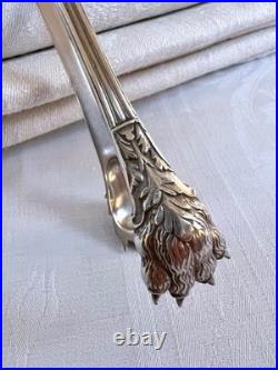 Pince à Sucre en Argent Massif Pattes de Lion Poinçon Minerve
