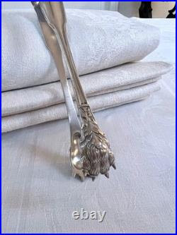Pince à Sucre en Argent Massif Pattes de Lion Poinçon Minerve