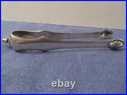 Pince à sucre ancienne en argent Massif poinçon Vieillard, XIXéme 41gr