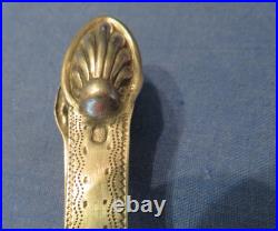 Pince à sucre ancienne en argent Massif poinçon Vieillard, XIXéme 41gr