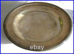 Plat en argent massif, époque Empire, poinçon au coq 1er titre, #1878#