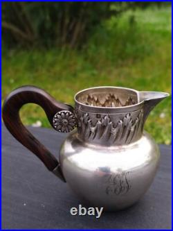 Pot à Lait Crémier en Argent Massif Poinçon Minerve XIXeme