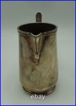 Pot a lait crémier Léon Lapars en argent massif poinçon minerve #5247#