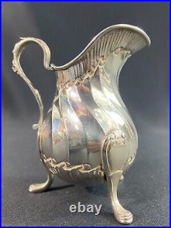 Pot à lait en argent massif signé Béguin poinçon Minerve style Rocaille Louis XV
