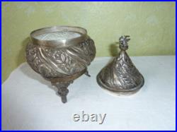Pot en Argent Massif Ottoman Perse Poinçon Crabe XVIII ou XIX ème
