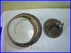 Pot en Argent Massif Ottoman Perse Poinçon Crabe XVIII ou XIX ème