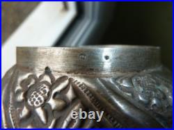 Pot en Argent Massif Ottoman Perse Poinçon Crabe XVIII ou XIX ème