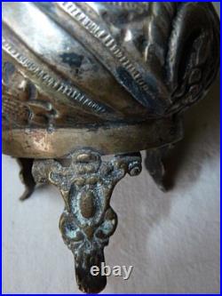 Pot en Argent Massif Ottoman Perse Poinçon Crabe XVIII ou XIX ème
