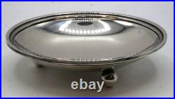 Puiforcat Belle Coupe Ronde Tripode En Argent Massif Poincon Minerve