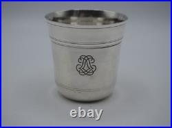 Puiforcat Belle Timbale 133 Grs Argent Massif Poincon Minerve 1 Er Titre