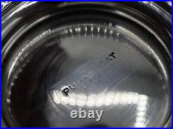 Puiforcat Rare Paire Timbales Gravees 590 Grs Argent Massif Poincon Minerve