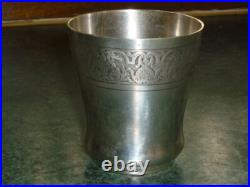 Puiforcat Timbale Gobelet Argent Massif Poincon Mercure 92,7 Grs David Breisch