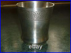 Puiforcat Timbale Gobelet Argent Massif Poincon Mercure 92,7 Grs David Breisch