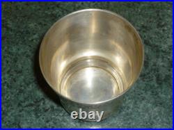 Puiforcat Timbale Gobelet Argent Massif Poincon Mercure 92,7 Grs David Breisch