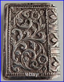 Pyrogène Livre Argent Massif 36,5g Hanau Allemagne Fin Xixe Poinçon Cygn