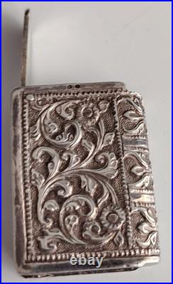 Pyrogène Livre Argent Massif 36,5g Hanau Allemagne Fin Xixe Poinçon Cygn