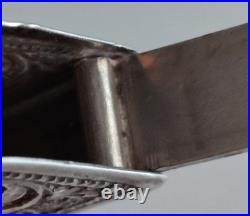 Pyrogène Livre Argent Massif 36,5g Hanau Allemagne Fin Xixe Poinçon Cygn