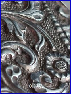 Pyrogène Livre Argent Massif 36,5g Hanau Allemagne Fin Xixe Poinçon Cygn