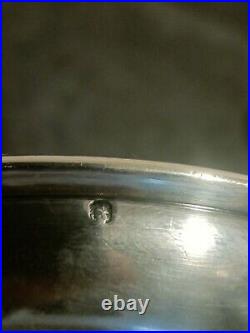 RARE ENCRIER DE BUREAU EN ARGENT MASSIF et Cristal POINCON MINERVE RARE ENCRIER DE BUREAU EN ARGENT MASSIF et Cristal POINCON MINERVE