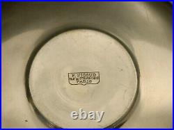 RARE ENCRIER DE BUREAU EN ARGENT MASSIF et Cristal POINCON MINERVE RARE ENCRIER DE BUREAU EN ARGENT MASSIF et Cristal POINCON MINERVE