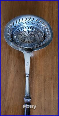 RARE SAUPOUDREUSE ARGENT MASSIF XVIII ème 1793 POINCONS DE RECENSE