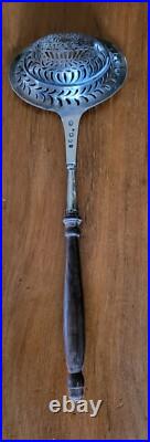 RARE SAUPOUDREUSE ARGENT MASSIF XVIII ème 1793 POINCONS DE RECENSE