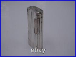 Rare Briquet Dunhill En Argent Massif Origine France Poincon Crabe