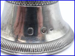 Rare Clochette De Table En Argent Massif Poincon Vieillard Paris 1819
