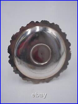 Rare Coquetier Sur Plateau En Argent Massif Poincon Minerve 1 Er Titre