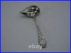 Rare Cuillere A Sauce En Argent Massif Poincon Minerve Art Nouveau