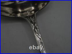 Rare Cuillere A Sauce En Argent Massif Poincon Minerve Art Nouveau