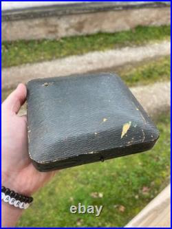 Rare Cuillère Poinçons Argent Massif Anglais Jade Nouvelle-zélande Kiwi Antique