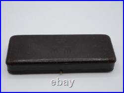 Rare Paire De Ciseaux A Raisins En Argent Massif Poincon Minerve Decor Angelots