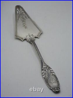 Rare Pelle A Tarte En Argent Massif Poincon Minerve 1 Er Titre Avec Coffret