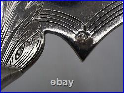 Rare Pelle A Tarte En Argent Massif Poincon Minerve 1 Er Titre Avec Coffret